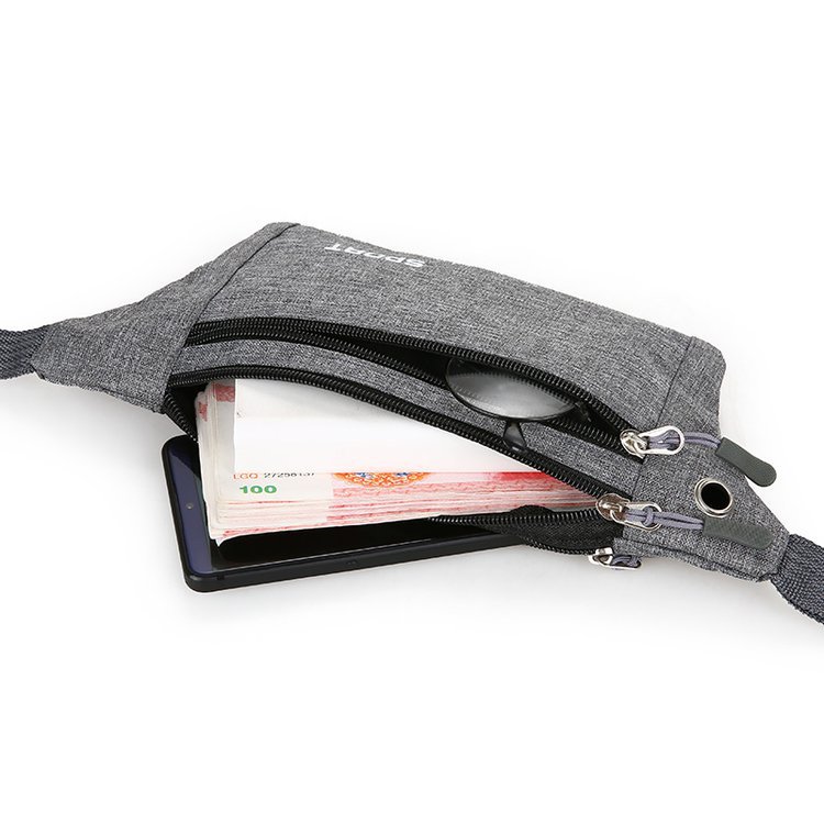 New Waterproof Waist Bag Men's and Women's Large Capacity Multifunctional Cash register Wallet Mobile Phone Waist Bag Wear-resistant Outdoor Sports Waist Bag