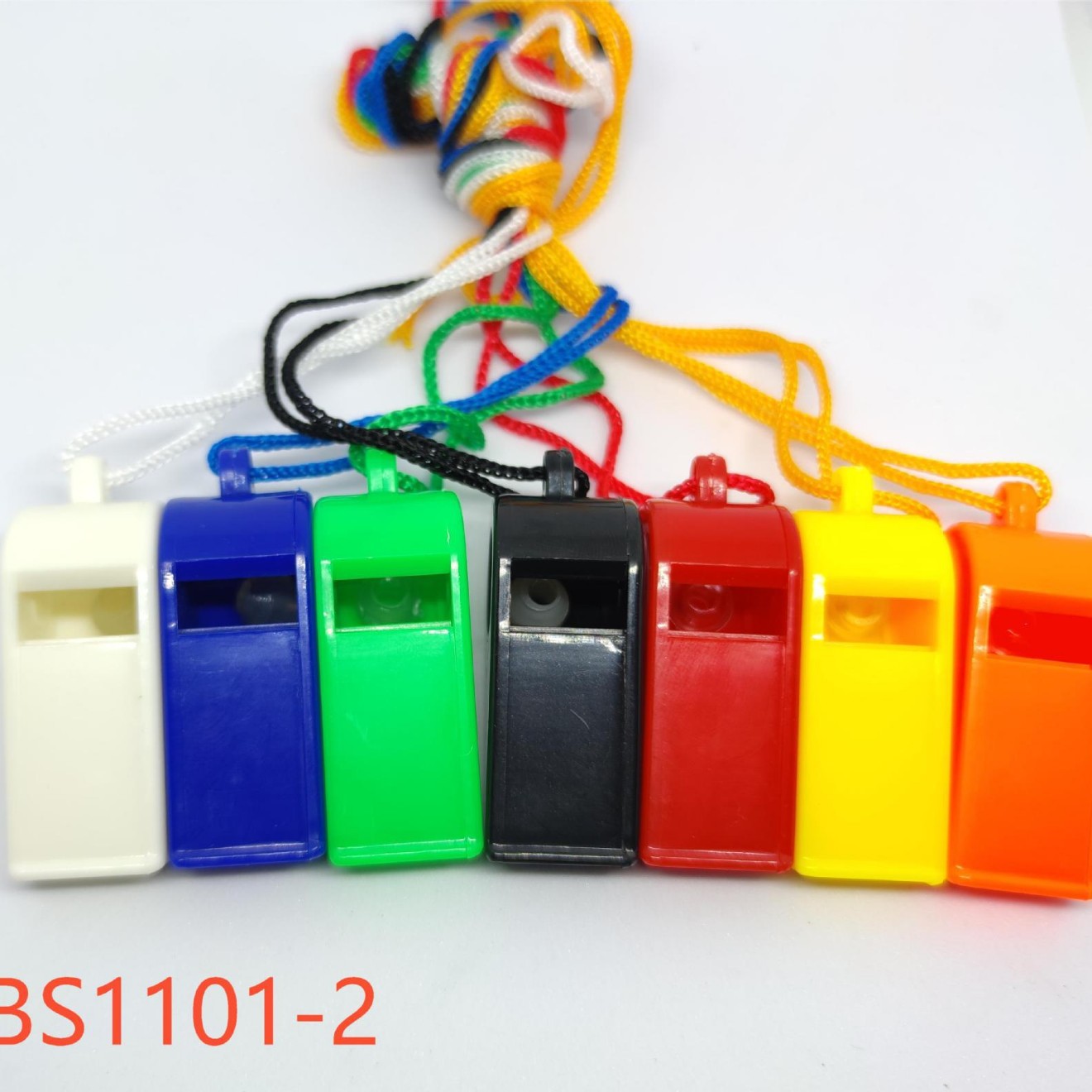 Factory Direct Supply of Environmentally Friendly Colorful Plastic Whistles Football Training Referee Toys Cheering Fans Party Outdoor Whistles