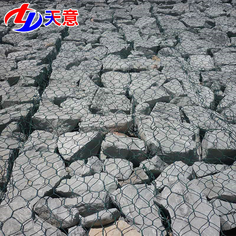 Customized Plastic-Coated Gabion Cage Net, River Embankment Lead Wire Cage, Green Embankment Mat, Reynolds Pad Manufacturer Wholesale