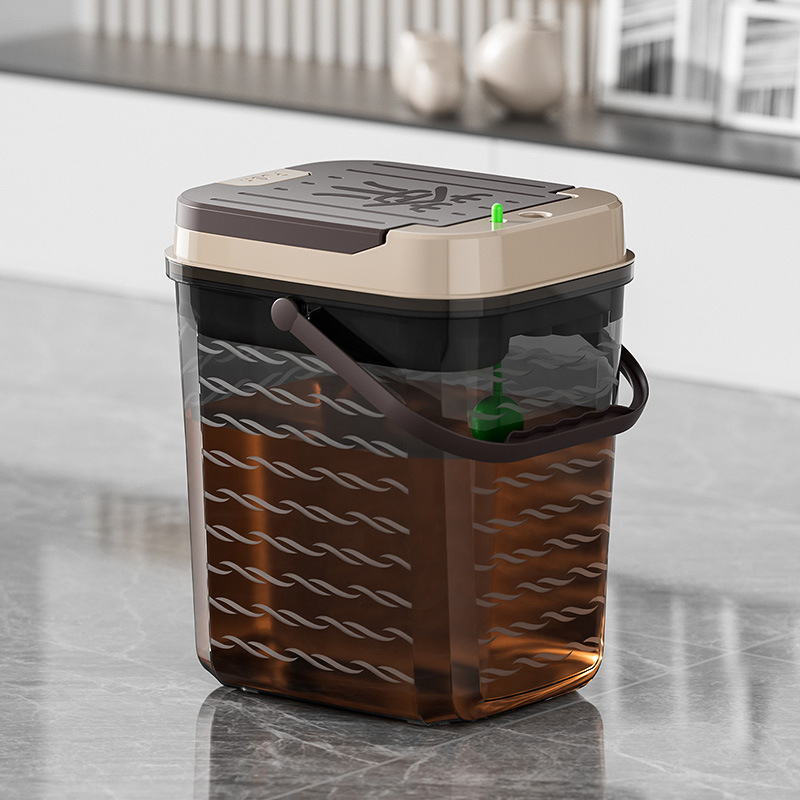 Tea Set Accessories Tea Bucket Tea Slag Bucket Household small size Tea Bucket Tea Table Waste Bucket Tea Tray Drainage Bucket Dry and Wet Separation