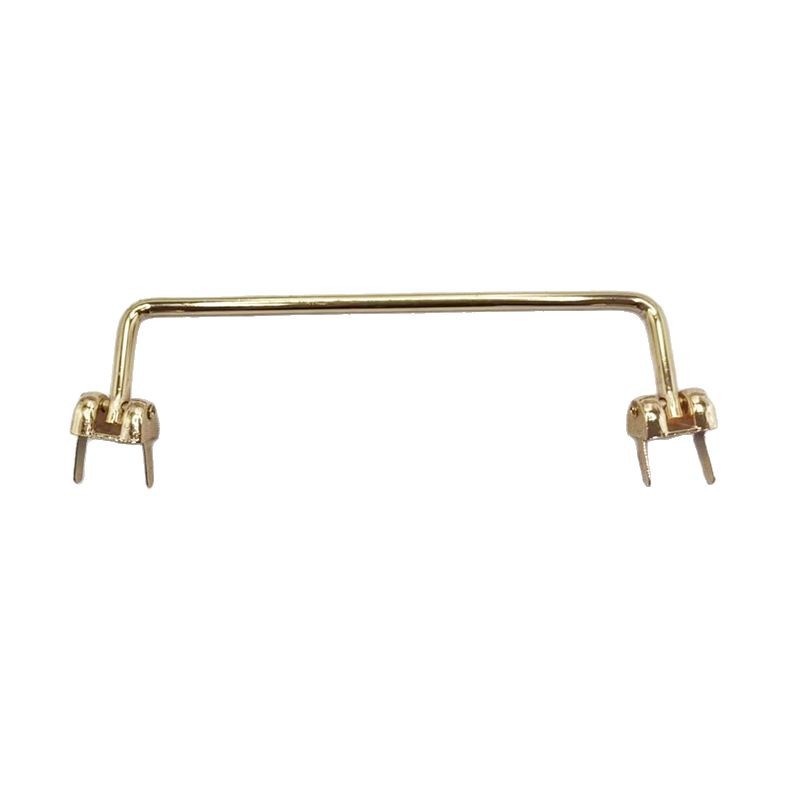 Gift Box Handle Straight Foot Installation Convenient Metal Handle Packaging Box Hardware Handle Hand-in-Hand Packaging Box Handle