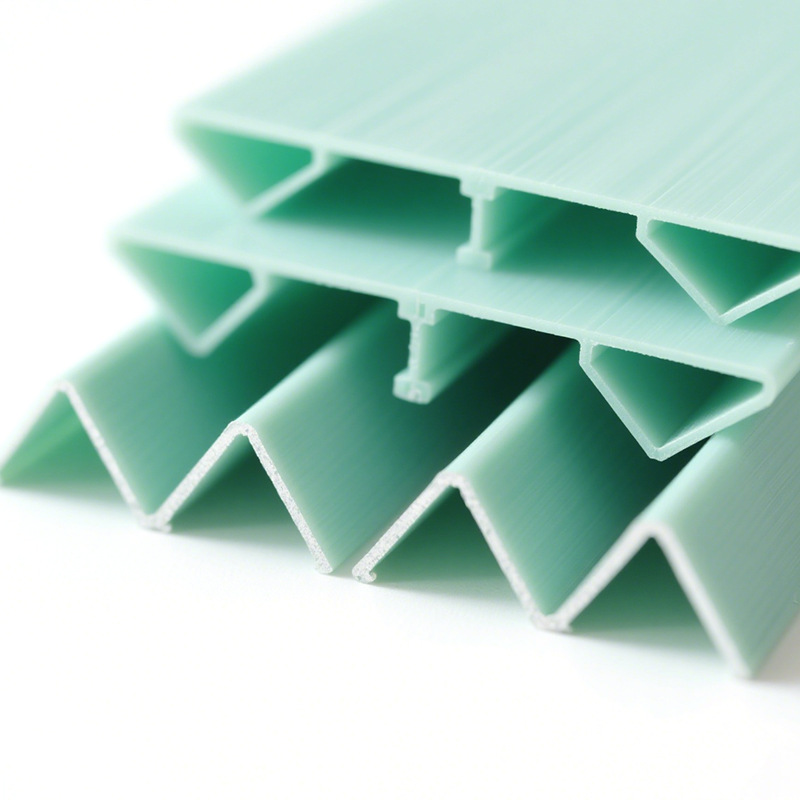 Manufacturer Direct Supply of Plastic Extruded Profiles, Pet Material, High Strength, Custom High-Gloss, Wear-Resistant Plastic Profiles