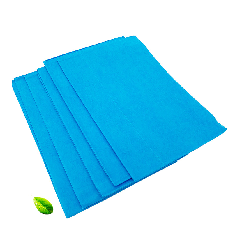 Disposable Bed Sheet for Beauty Salon Non-woven Fabric with Hole Waterproof and Oil-proof Massage Cuisine Mattress Towels Thickened Mattress Sheet