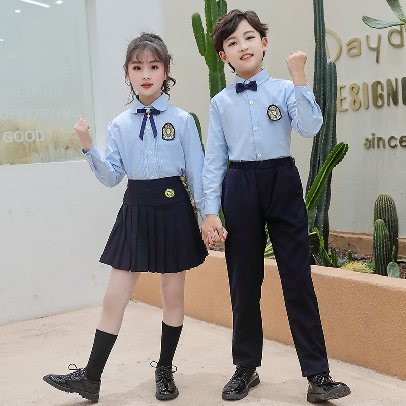 Kindergarten Uniforms, Spring & Fall Preppy Style Class Uniforms, Primary School Uniforms, Boys and Girls Shirts, Suits, Kidsren's Campus Clothing
