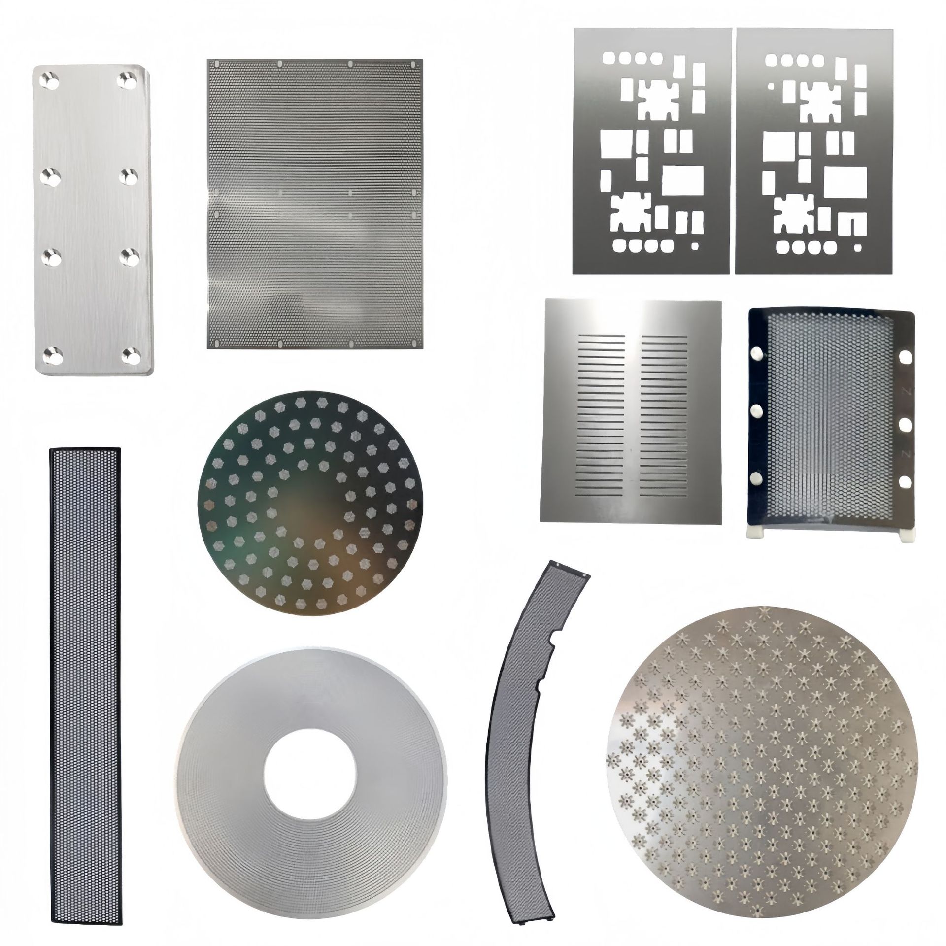 Etched Custom Round Speaker Mesh Cover Metal Speaker Earphone Dustproof Net Wholesale Speaker Perforated Speaker Mesh