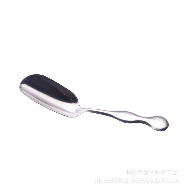Stainless Steel Simple Small Tea Spoon Tea Set Accessories Tea Clip Pu'er Tea Knife Shovel Tea Spoon