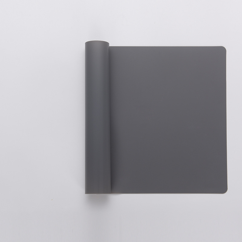 Rectangular Silicone Placemat Western placemat non-slip insulation table mat foldable storage first grade student tableware mat