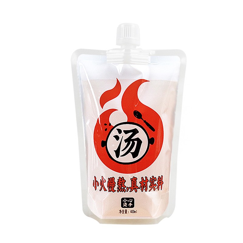 Takeaway Soup Bag, Snail Noodle Soup Packaging Bag, Commercial Self-Standing Spout Bag, Hot Soup Packaging Soup Bag, Disposable Soup Bag