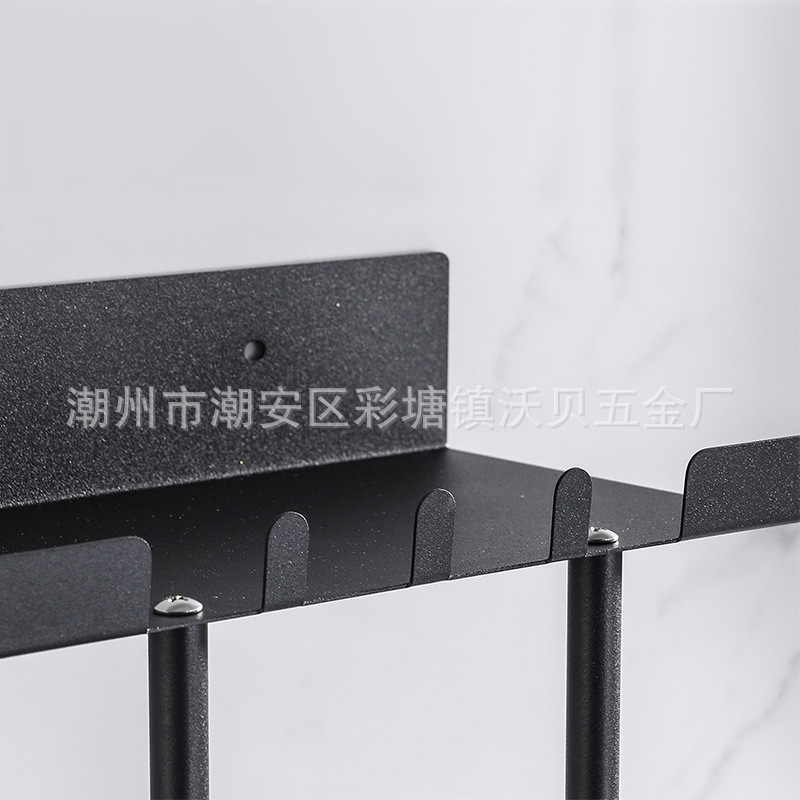 Cross-border toilet tissue storage rack tissue holder home creative roll paper holder metal wall hanging towel holder hook