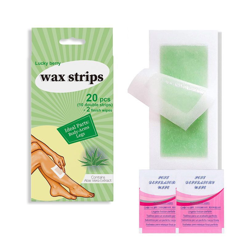 Hair Removal Wax Paper Foreign Trade Cross-Border Hand Hair Removal Leg Hair Armpit Body Hair Removal Double-Sided Hair Removal Wax Paper Hair Removal Beeswax