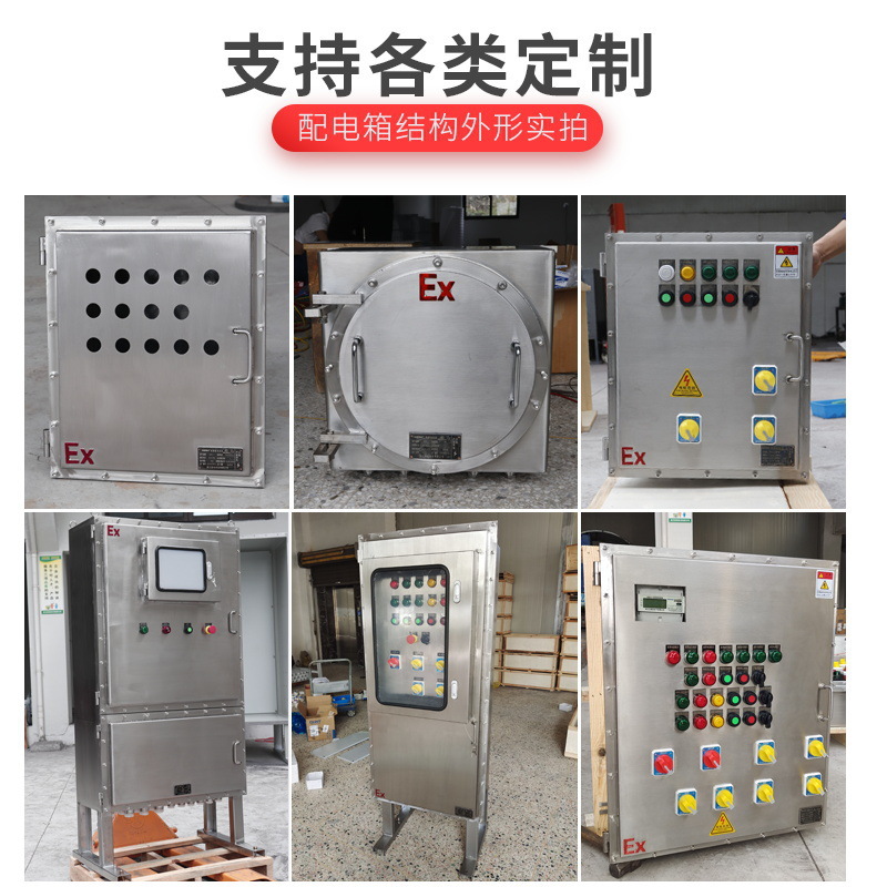 Customized stainless steel explosion-proof distribution box multi-circuit equipment wiring maintenance junction box control cabinet