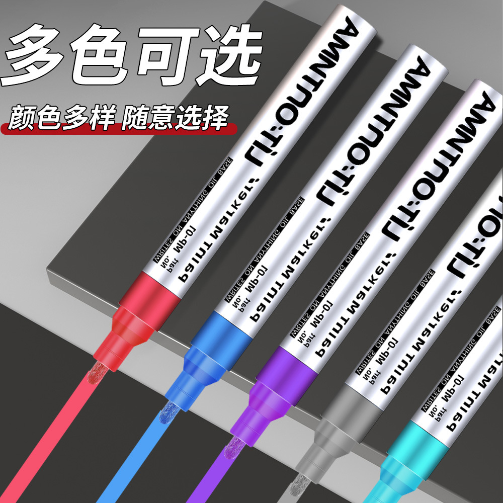 LIT Paint Pen Oil Marker Marker Hand Account Woodworking Pen Multipurpose Marker Tire Pen Paint Pen