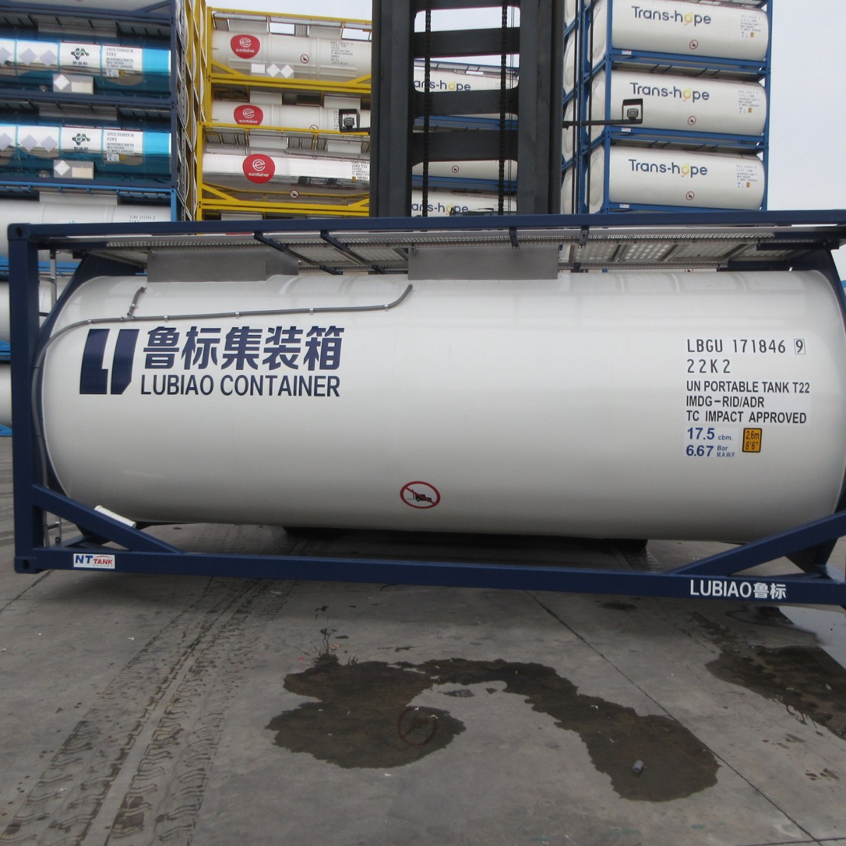 Spot Sales Tank Containers Rental Tank Containers T22 Iso Tank 17500L