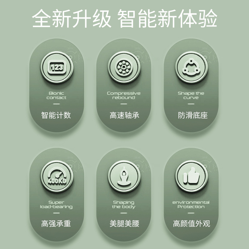 Home Counting Twister Yoga Fitness Aids Twister Sports Turntable Body Shaping Twist Machine Spot Wholesale