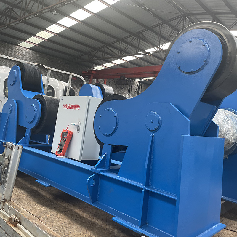 100-Ton Roller Frame Manufacturer In-Stock Large-Tonnage Cylinder Welding 100t Self-Adjusting Welding Roller Frame