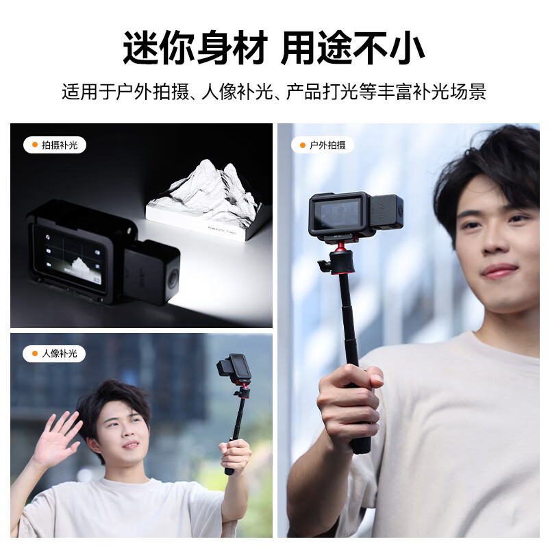 Ukrainezi Excellent Basket Lm18 Action3/4 Quick Release Mini Waterproof Fill Light Monochrome Warming Camera