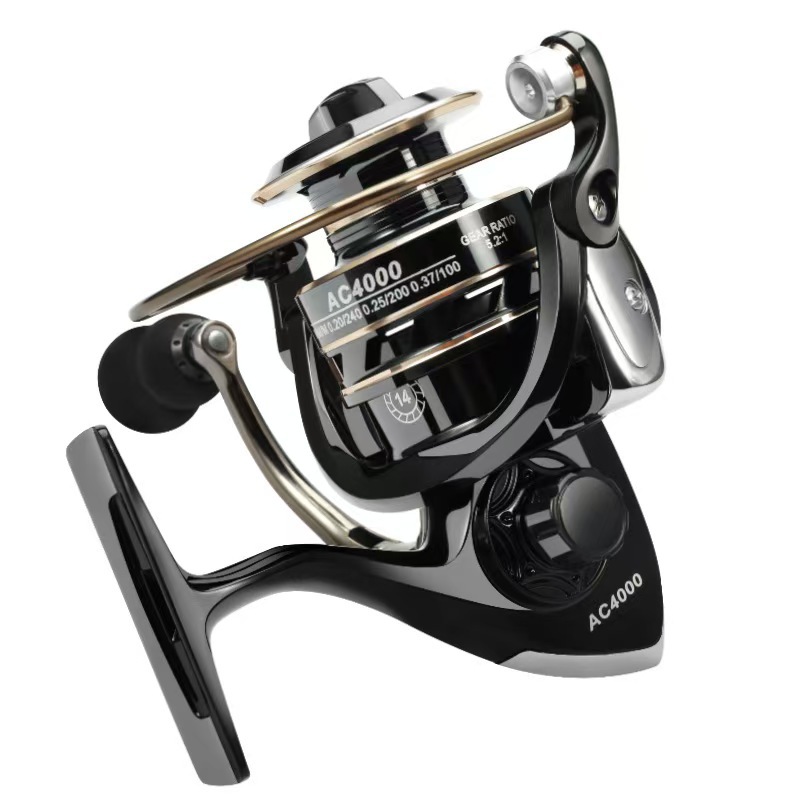 Cross-border fishing reel spinning wheel all-metal fishing wheel AC remote throwing wheel sea pole wheel road Asian wheel fishing reel wholesale generation