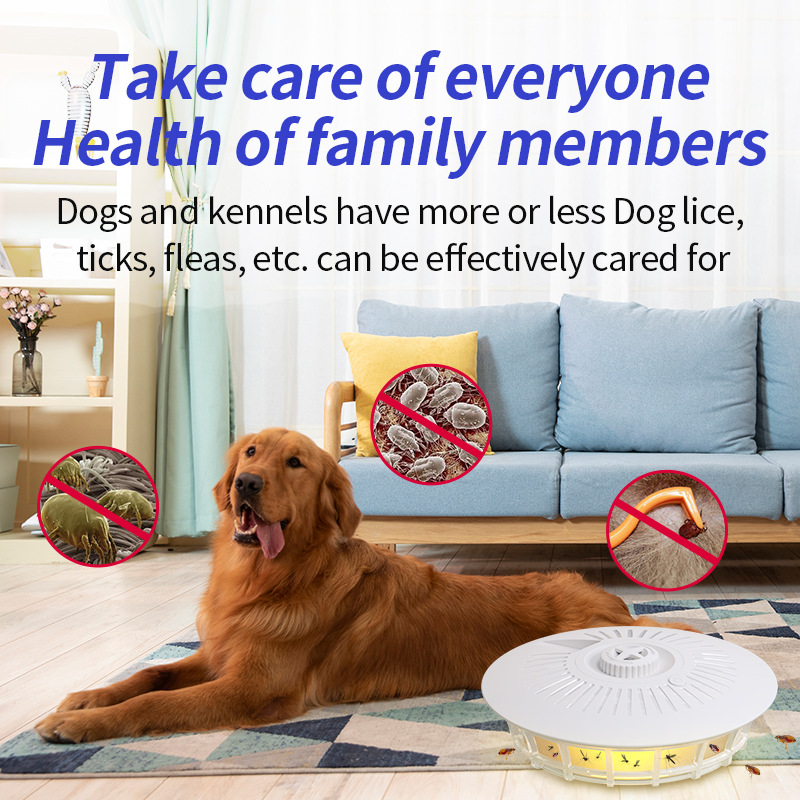 Flea Trap Multifunctional Insect Trap Lamp Flea Trap Outdoor Indoor Trap Lamp Camping Style Mosquito Killer Flea Lamp