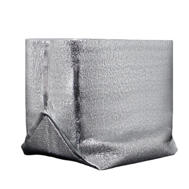 Aluminum foil insulation bag disposable three-dimensional barbecue fresh heat insulation wholesale Bento takeaway ice bag thickened cake Pearl cotton