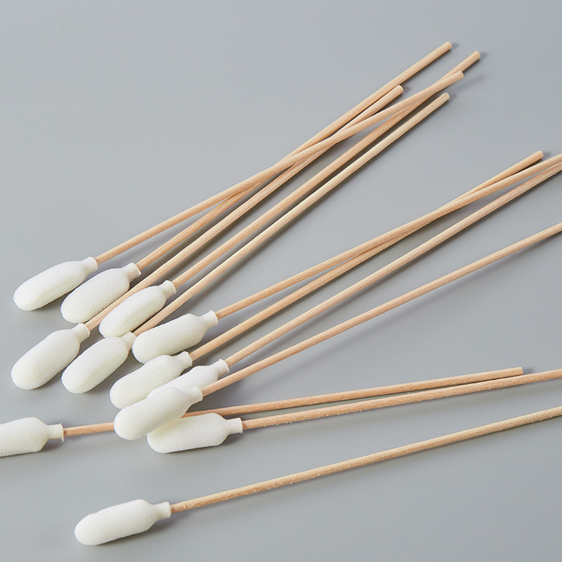 1013D sponge wipe stick wooden pole cotton swab sponge head cotton swab dust-free purification cotton swab cotton swab manufacturer
