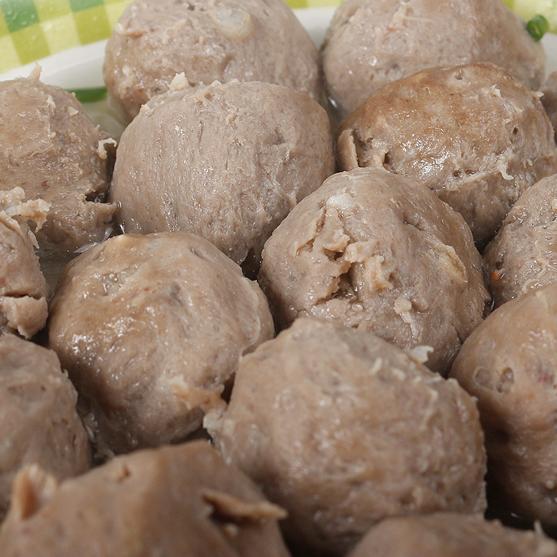 Wanzhuang beef tendon pills Chaoshan flavor hot pot boiled soup beef balls Guandong cooked string restaurant frozen Ingredients 500g