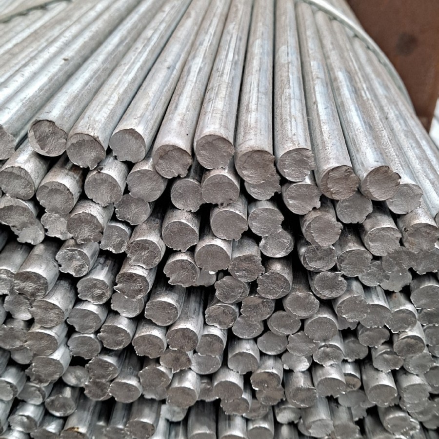 Hot-Dip Galvanized Round Steel, Electro-Galvanized Round Bar, Cold-Dip Galvanized Steel Rod, Lightning Rod, Anti-Rust, National Standard, Chengdu Spot