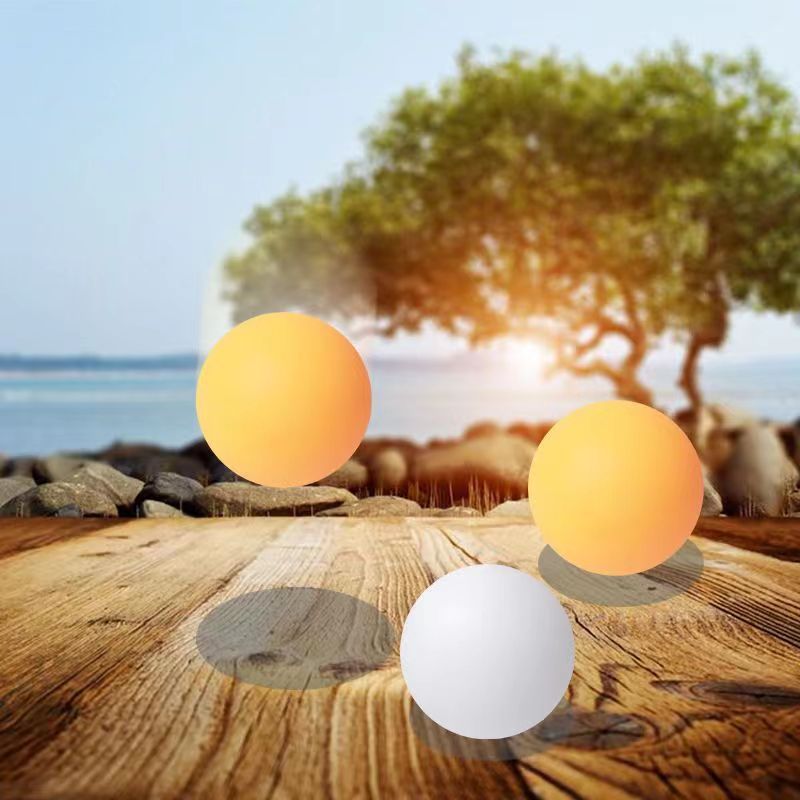 Blank ABS table tennis table tennis high elasticity professional competition training special durable yellow white without label