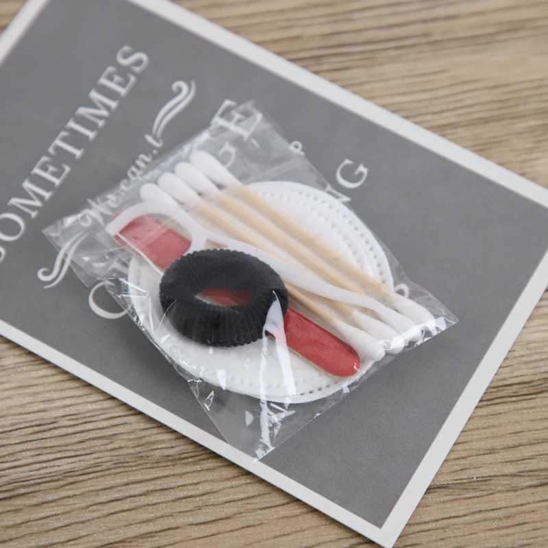 Room Disposable Care Package Hotel Room Beauty Shop Club Cotton Swab Nail File Cotton Piece Care Package