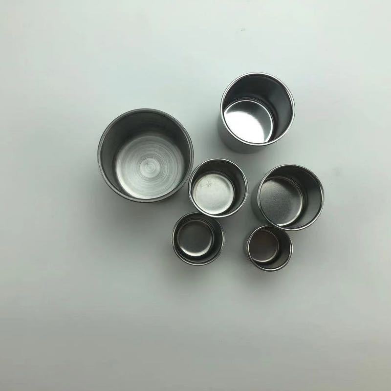Measuring Cup Stainless Steel Small Mouth Cup Children's Kindergarten No Handle No Lid Magnetic Small Mouth Cup 3-5cm