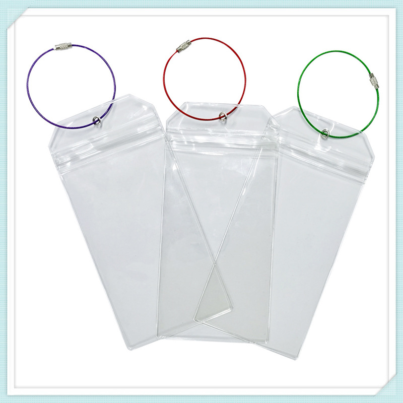 Прозрачный ПВХ, мягкий пластиковый тег для багажа, водонепроницаемый, антивандальный, тег для чемодана, чехол для карточки