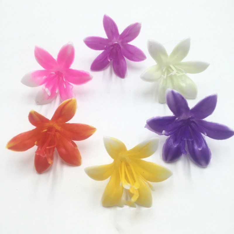 4 * 4.5CM bonsai grass small tiger orchid simulation plant plastic small flower decorative water plant Accessories Wholesale