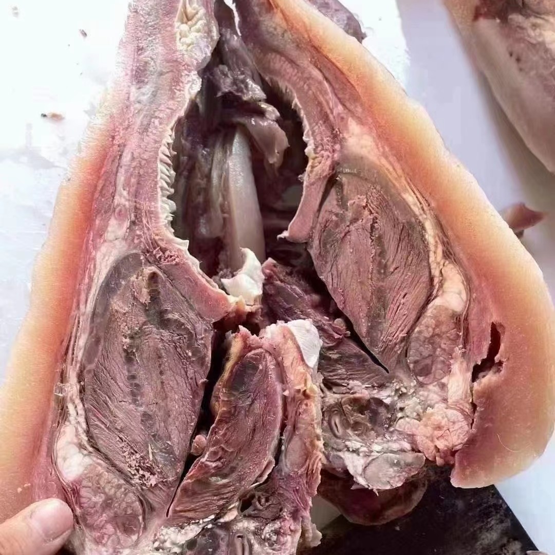 Fresh Original Beef Head Meat, Boiled with Skin, Refined Beef Face Meat, Wholesale, Commercial Hotel Deli, Cold Salad Beef Head Meat