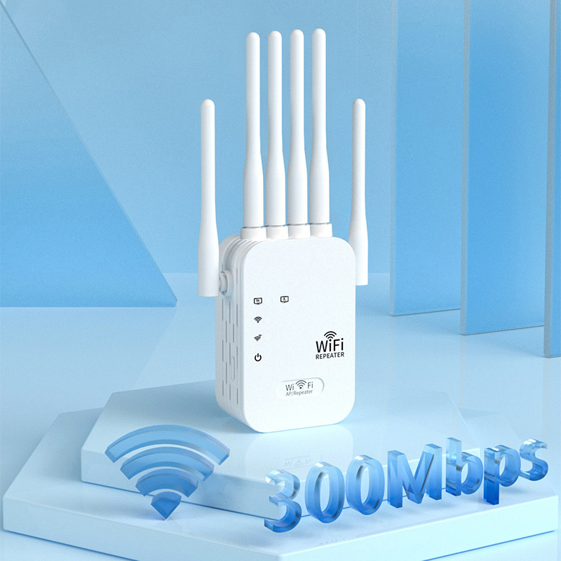 Wifi Signal Amplifier Gigabit 1200m Router Wireless Network Expansion 5g Dual-Band Booster Cross-Border