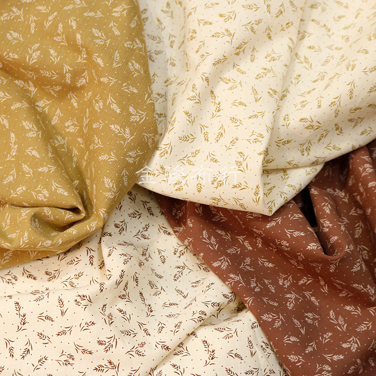 Осенняя ткань с принтом для женской одежды и топов