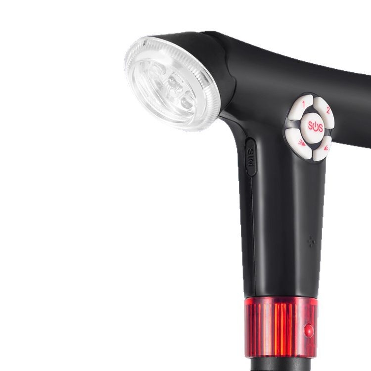 Smart Phone Cane Gps Beidou Positioning Sos Emergency Call Elderly Walking Stick Outdoor Anti-Slip Community Elderly Care Portable