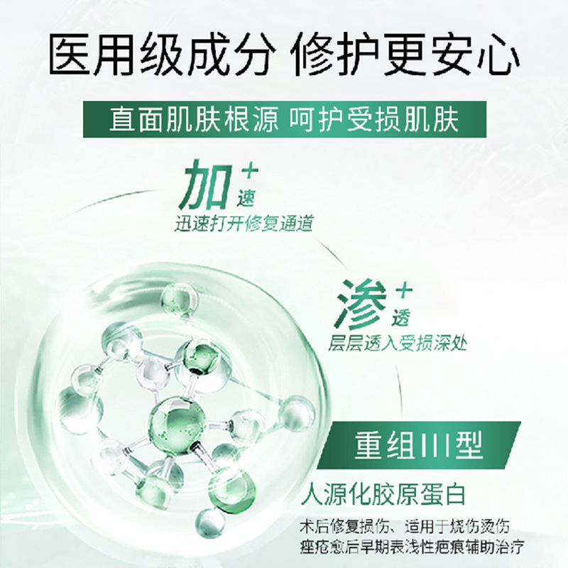 Medical Recombinant Collagen Dressing Water Emulsion Cream Microneedle Postoperative Wound Care Hospital Line Special Skin Care Kit