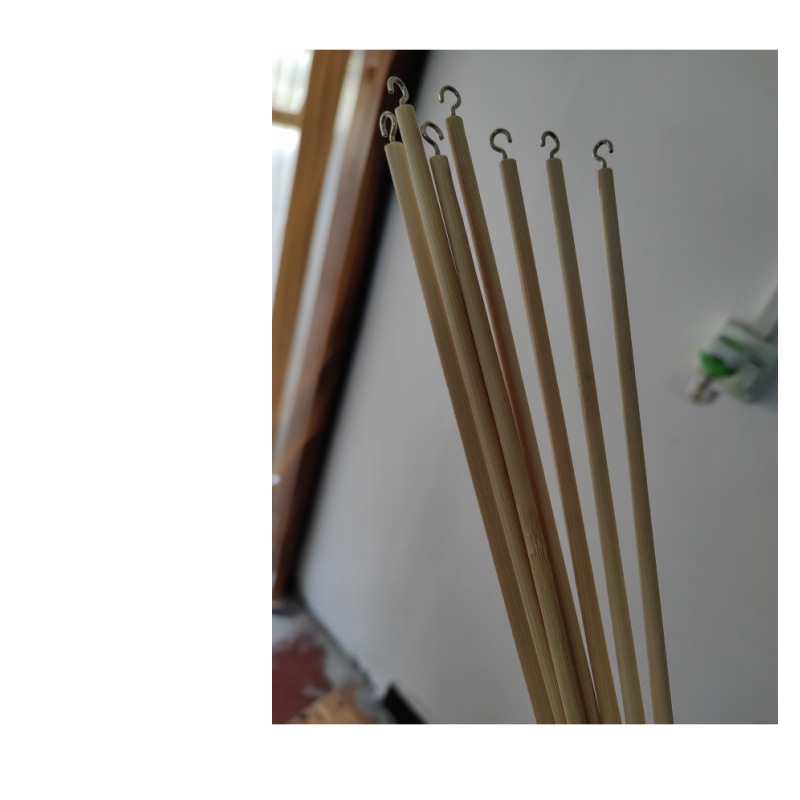 China Shaanxi Intangible Cultural Heritage Course Shadow Play DIY Accessories Operating Rod Joystick Bamboo Stick Support Rod Children's Handmade