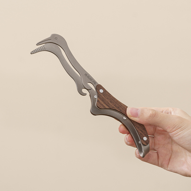 Qinglan Pure Titanium Tea Clip Household High-grade Tea Set Accessories Tea Ceremony Tea Set Tea Clip Tea Cup Clip Tea Ceremony Tea Set Accessories