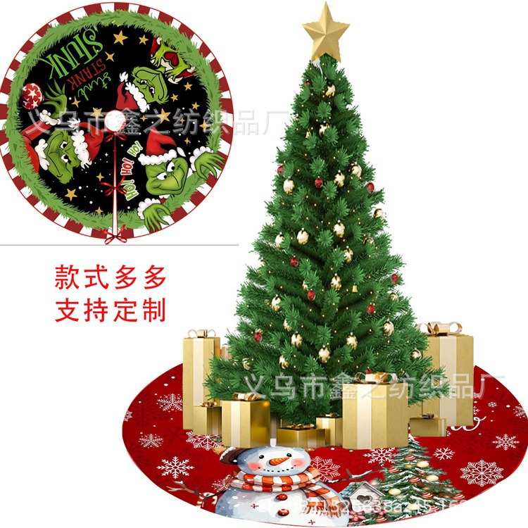 Новая юбка для елки Гринча оптовые рождественские украшения