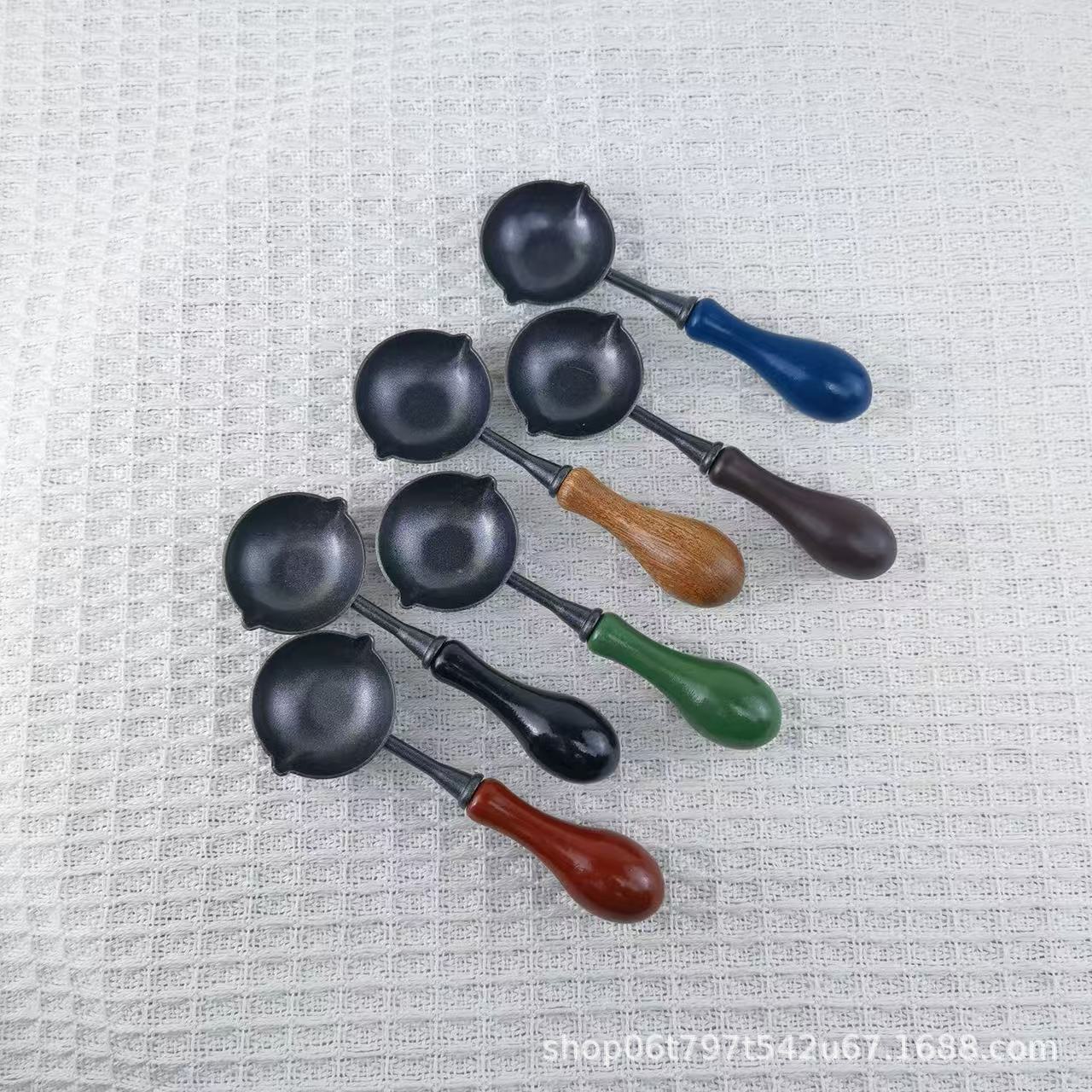 Non-Stick Wax Seal Spoon, Double-Ended Wax Seal Spoon, Wax Seal Heating Tool, Anti-Stick and Easy to Clean