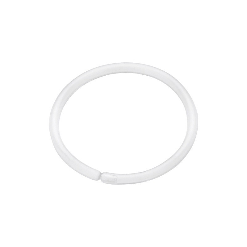 Student Transparent Resin Small Hoop Earrings for Ear Piercing, Invisible Plastic Plain Hoop Ear Clips, Anti-Blocking, No Need to Remove for Sleeping, Pp Ear Cartilage Rings