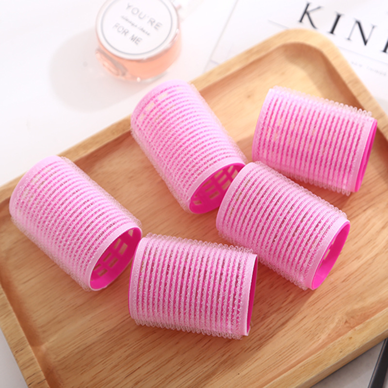 Factory direct bangs curling roller curling clip curling iron plastic self-adhesive curling iron