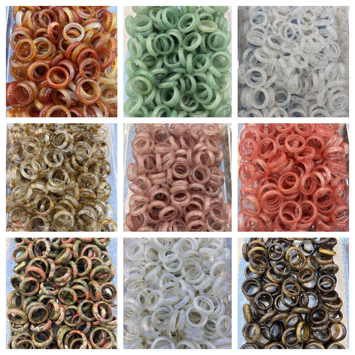 Кольцо из натурального камня агат, ювелирное изделие