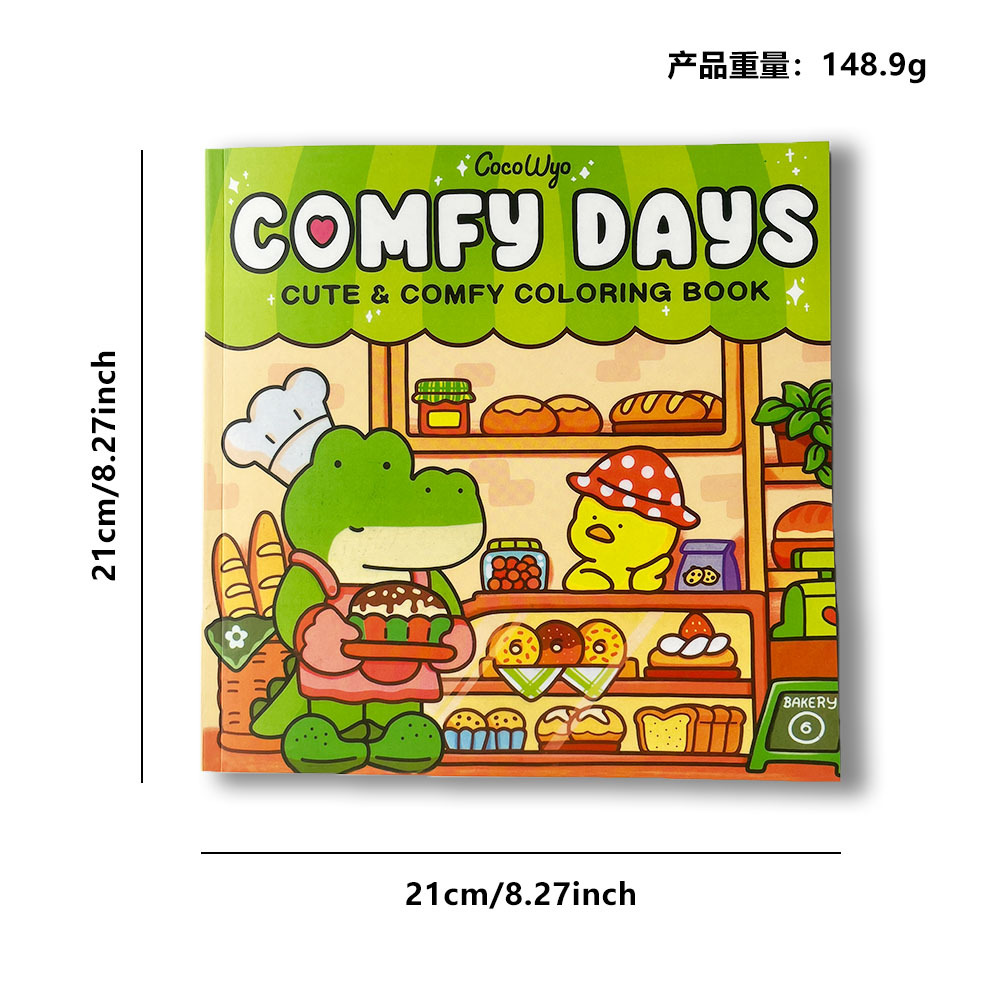 Cross-border New Adult and Youth Coloring Book Spooky Cutie Children's Graffiti Coloring Book Now