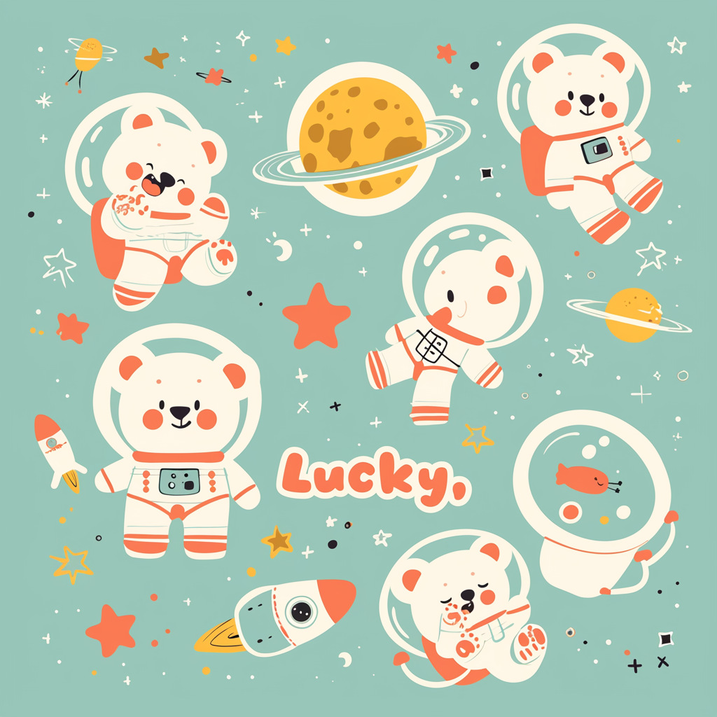 Pet Waterproof Traceless Handbook Sticker Decorative Small Pattern Cartoon Cream Rabbit Little Girl Paste Waterproof and Anti-Fouling