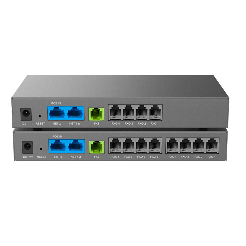 [New] trend network in stock 4/8-port FXO Voice Gateway HT841/881 analog relay PSTN gateway