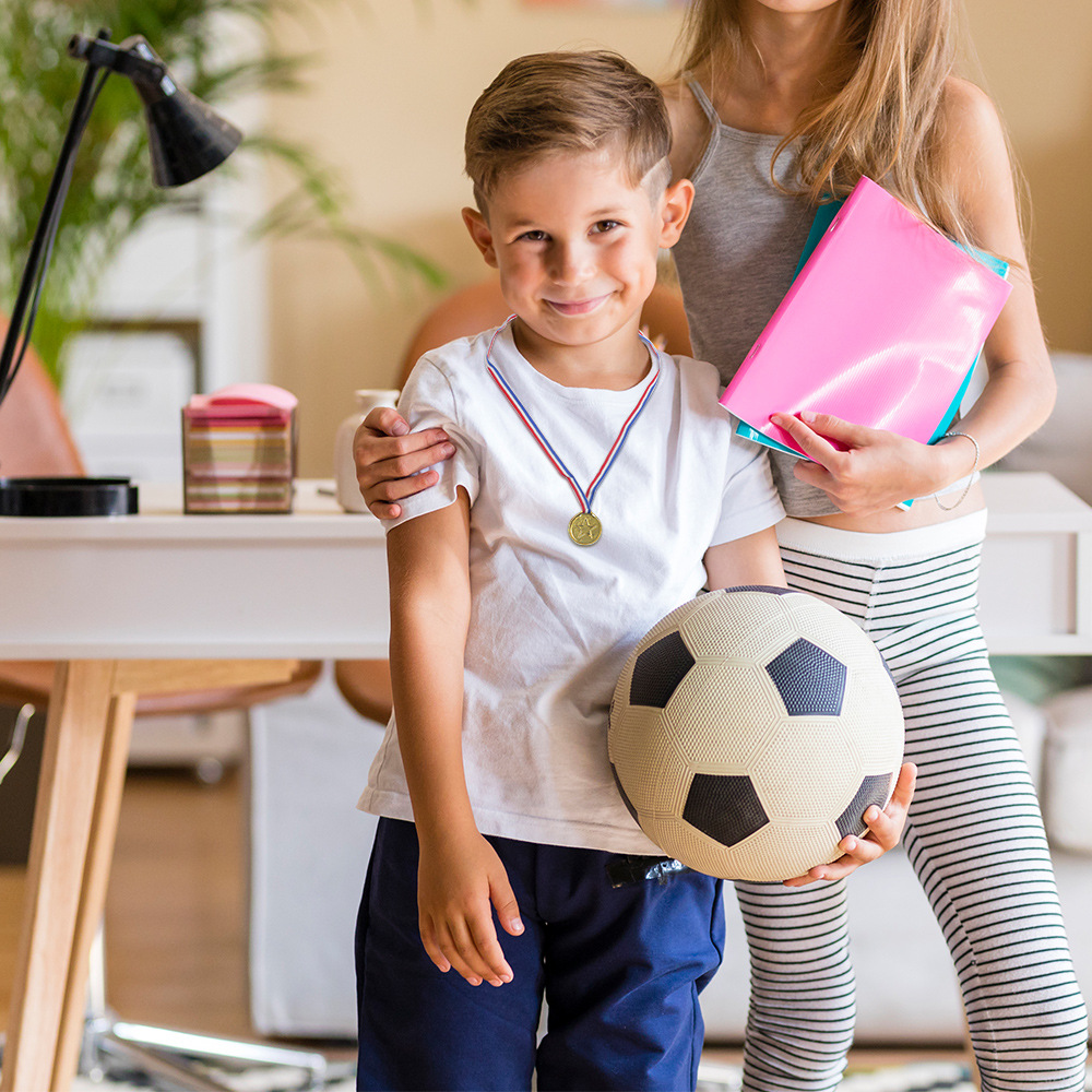 Children's Plastic Medal Sports Meeting Golden Star Electroplated Tag Toy Five-star Medal Cross-border Party Small Gift