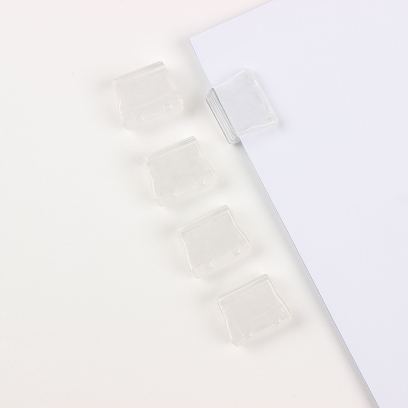 2024 new storage candy color push clip anti-roll holder push-pull clip color clip a4 paper binder push