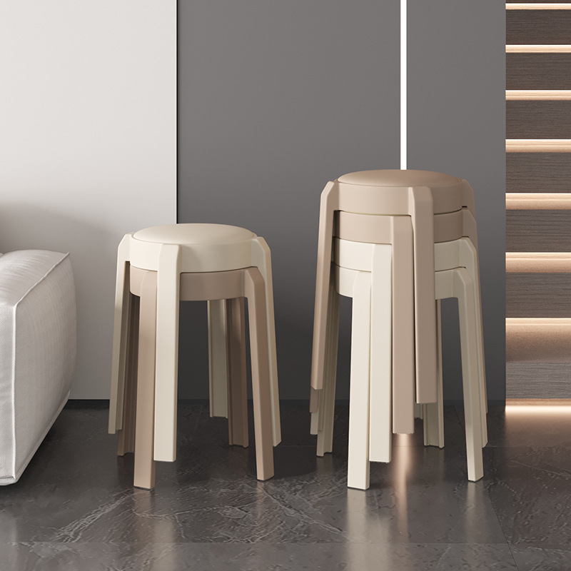 Домашний табурет, утолщенный пластиковый, складной стол, табурет ветряной мельницы, высокий табурет, клейкий циклонный простой стул