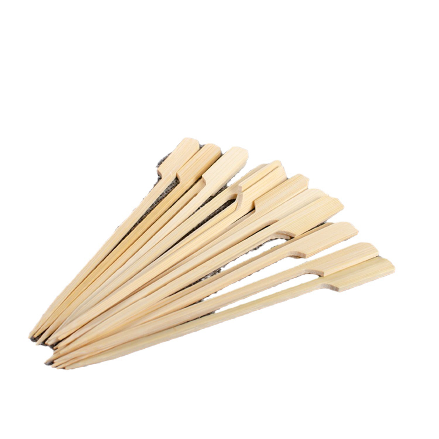 Iron shish string bamboo stick barbecue stick kwantung cooking string fragrant bamboo stick sugar gourd small string stick disposable stick